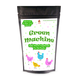 Green Machine: Daily Vitamin Supplement for Pet Poultry