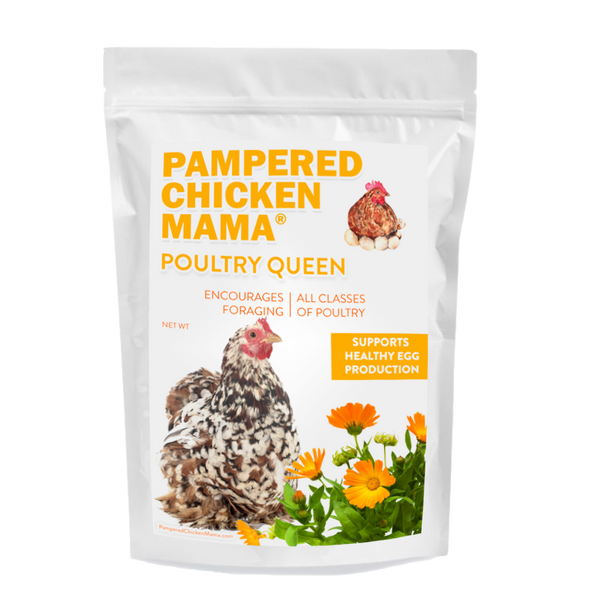 Poultry Queen Mealworm, Non-GMO Corn, Non-GMO Flax, & Herb Treat For Pet Chickens