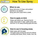 Poultry Spray 128 oz - All Natural Non Toxic - Plant Based All Natural Non-Toxic - By Premo Guard