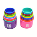 Interactive Bunny Toys Set - Stacking Cups