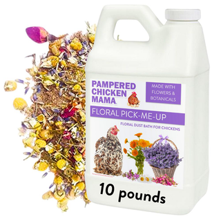 Pick Me Up Floral Dust Bath With Herbs - For Pet Chickens & Other Poultry