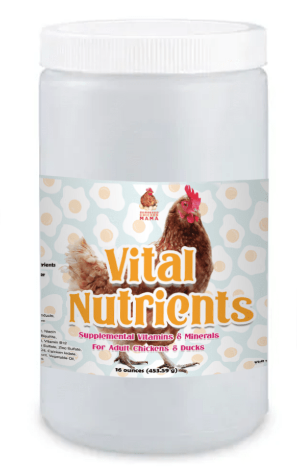 Vital Nutrients: Supplemental Essential Vitamins &amp; Trace Minerals For Pet Chickens &amp; Ducks