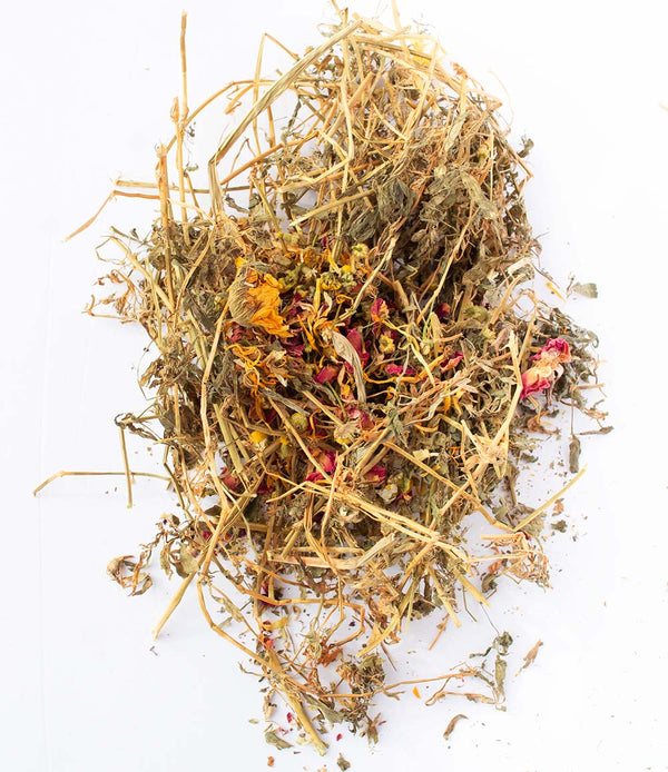 Botanical Hay: Mix of Hay & Culinary Herbs for Rabbits