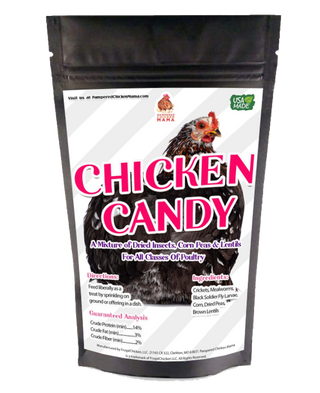 Chicken Candy Treat For Chickens: BloomGrubs, Mealworms, Crickets, Corn, Peas, & More!