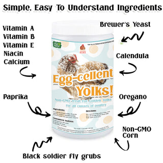 Egg-Cellent Yolks: For Healthy, Golden Yolks - Naturally!